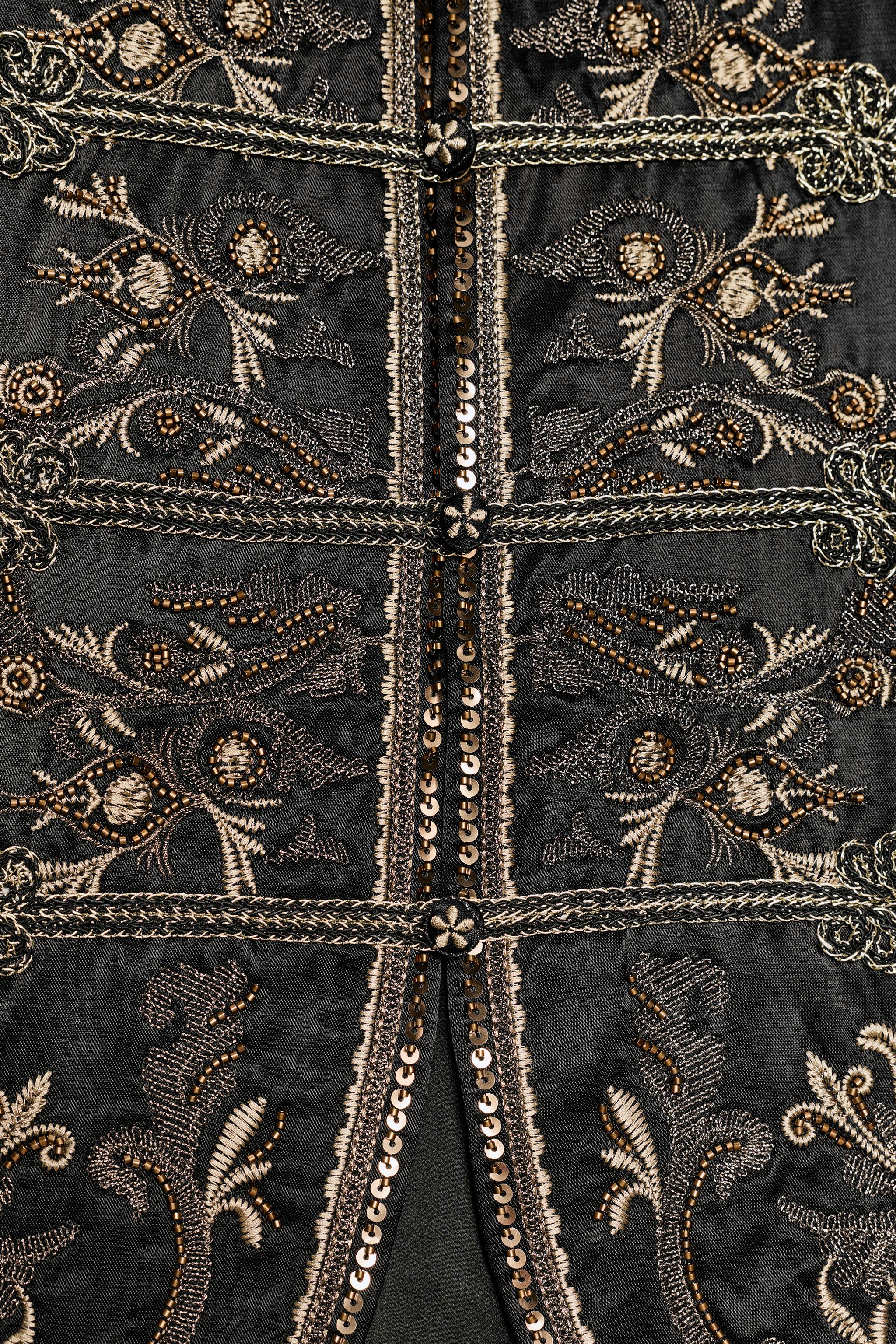 ZW COLLECTION EMBROIDERED FROG FASTENING JACKET